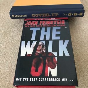📚3/$9📚 2 🏈 Books by John Feinstein for Age 10+